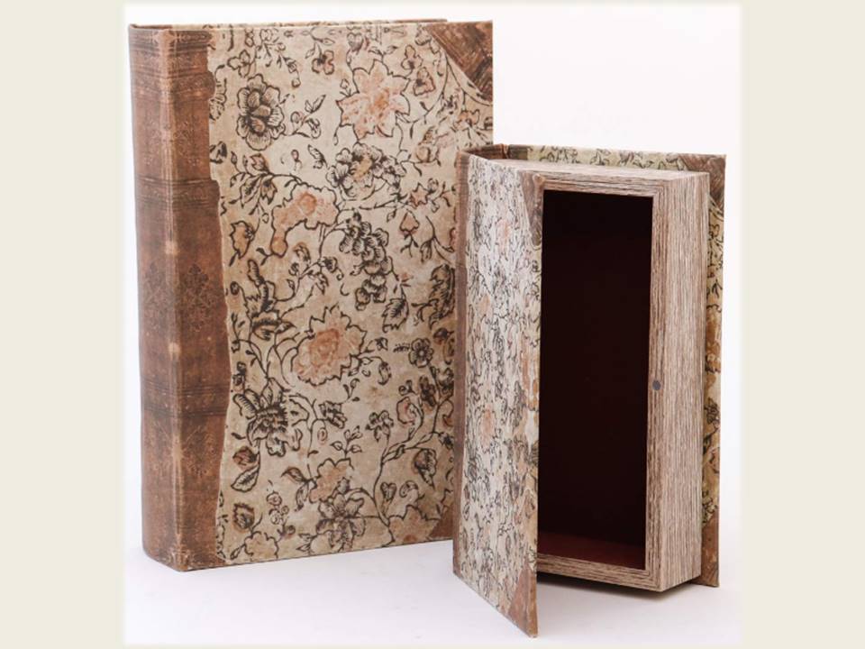 set due scatole Old Book